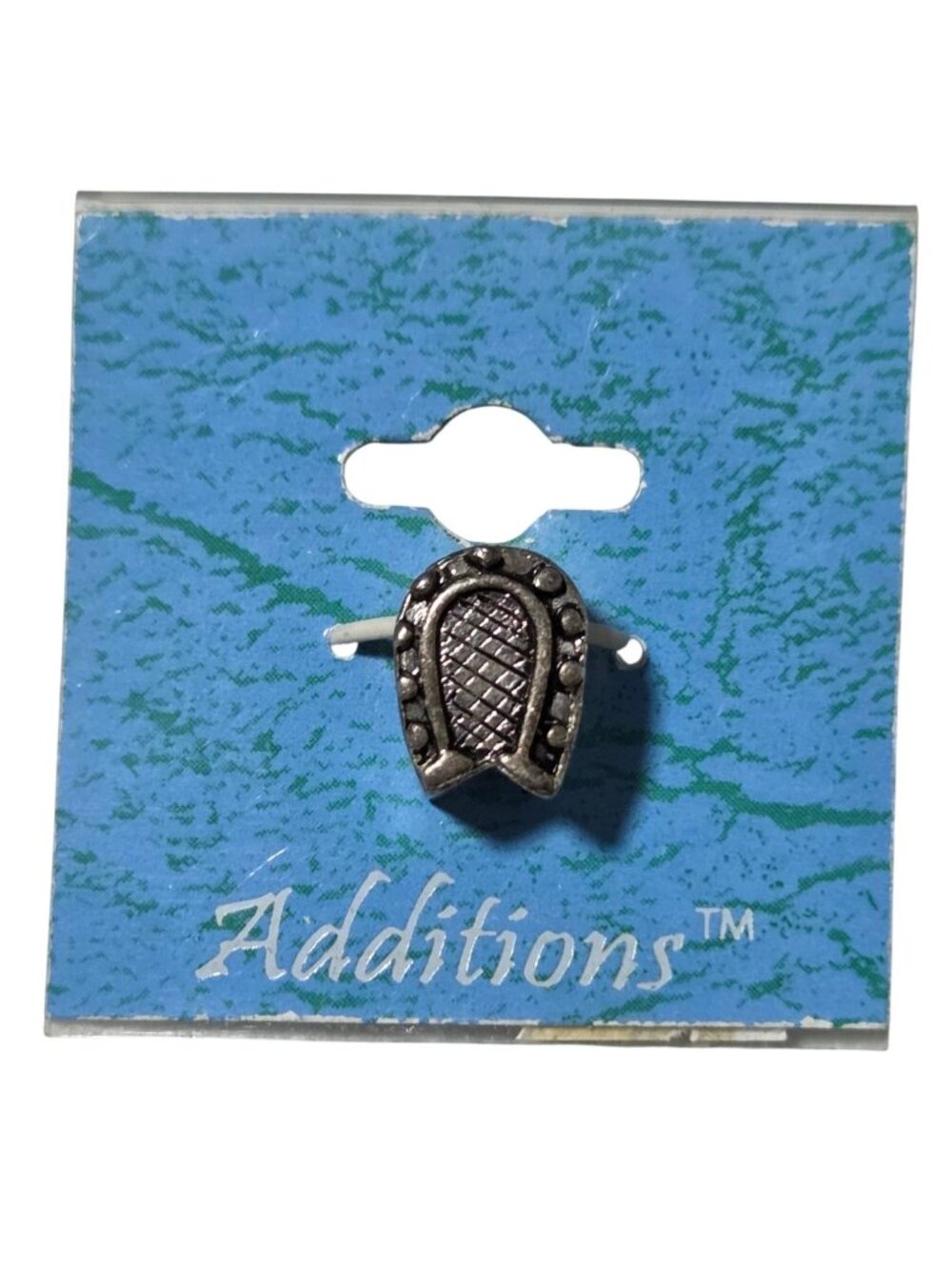 Horseshoe Shaped Charm Silver Tone Western Inspired DIY Crafting Fashion Jewelry